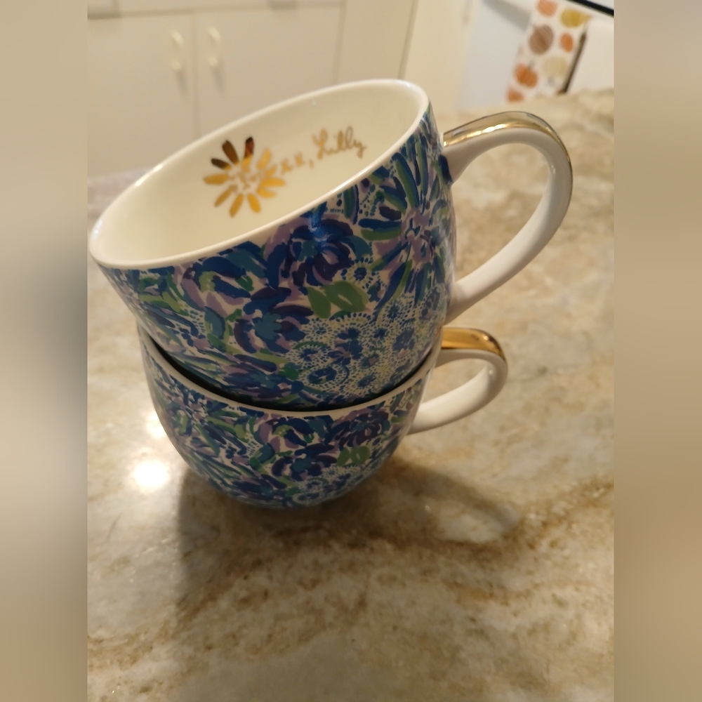 Lilly Pulitzer Mugs (pair)